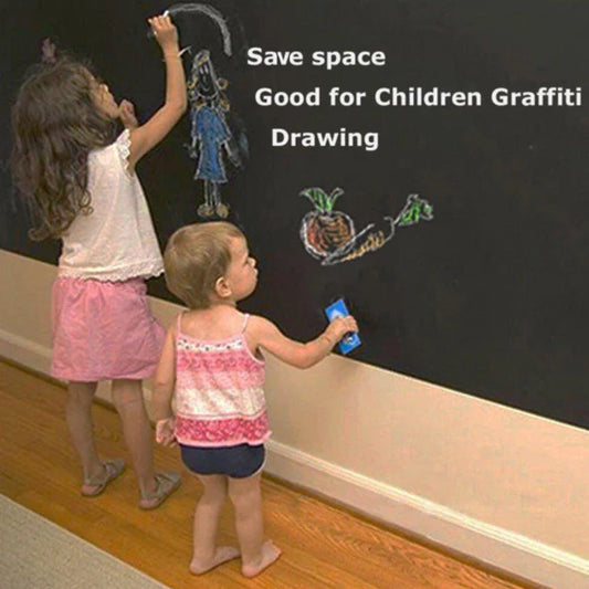 Blackboard Sticker: Waterproof Chalkboard Printed Wall Paper