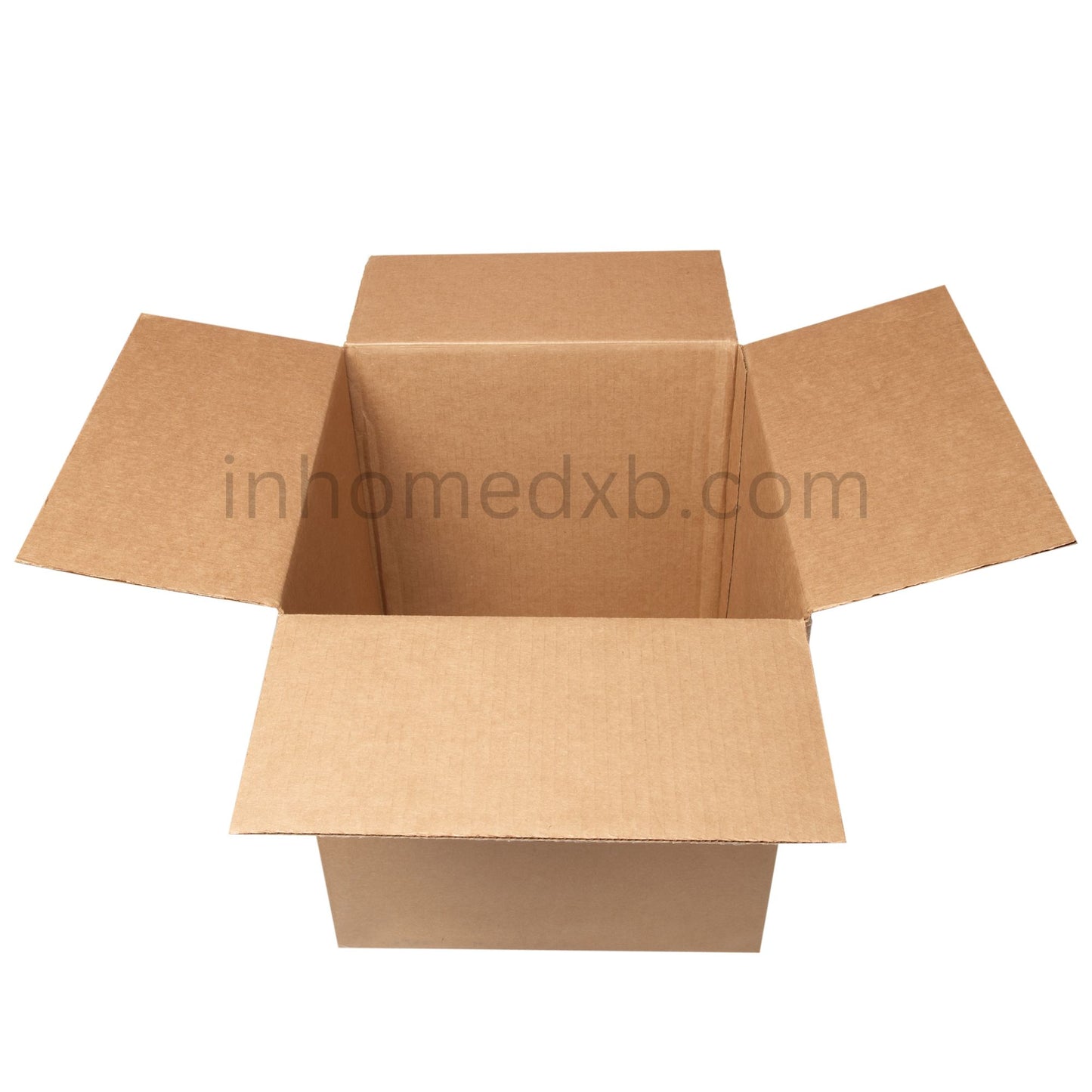 Medium Double Wall 20 KG Corrugated Cardboard Moving Boxes, 100% Recyclable, 44 x 44 x 44 cm Brown Carton, 5 Ply for Packaging, Shipping, and Storage.