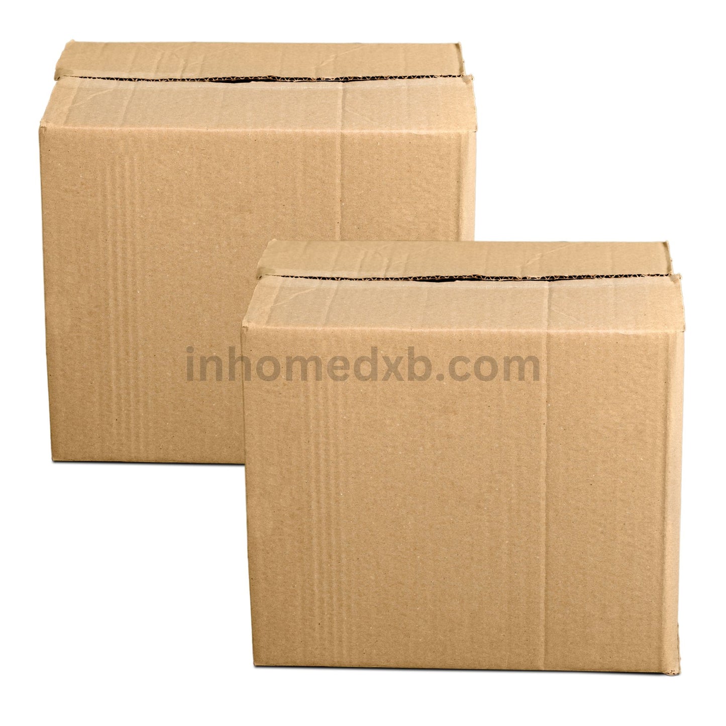 Medium Double Wall 20 KG Corrugated Cardboard Moving Boxes, 100% Recyclable, 44 x 44 x 44 cm Brown Carton, 5 Ply for Packaging, Shipping, and Storage.