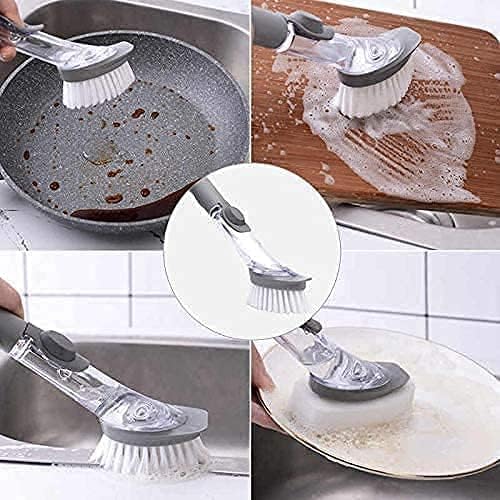 Automatic Kitchen Cleaning Brush for Hands-Free Scrubbing