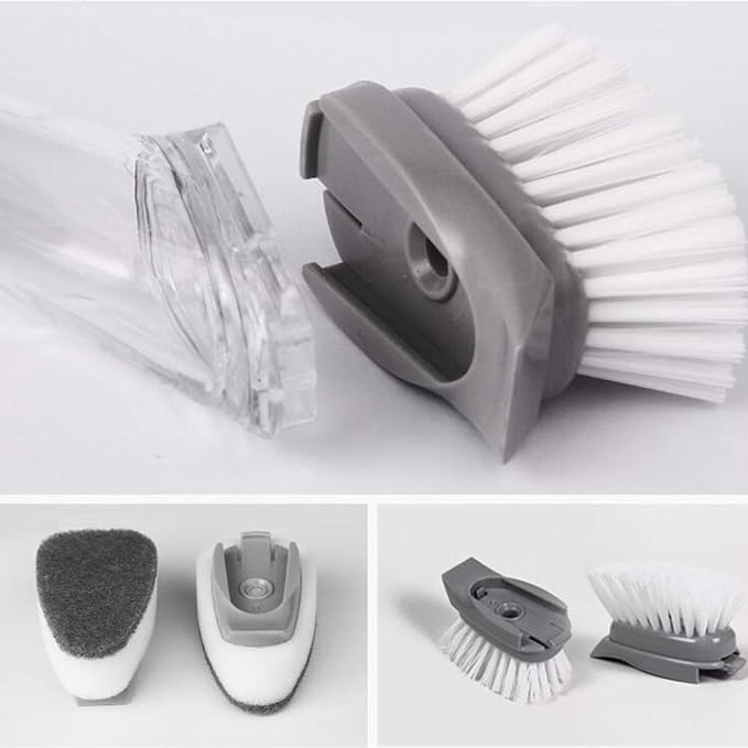 Automatic Kitchen Cleaning Brush for Hands-Free Scrubbing