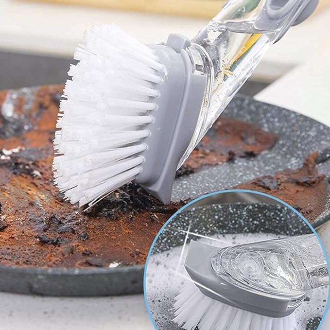 Automatic Kitchen Cleaning Brush for Hands-Free Scrubbing