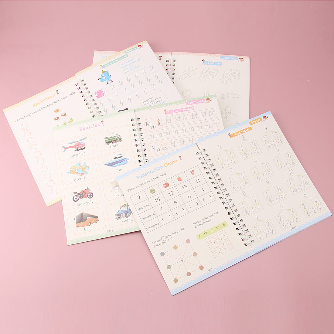 Kids Handwriting Practice CopyBook Set